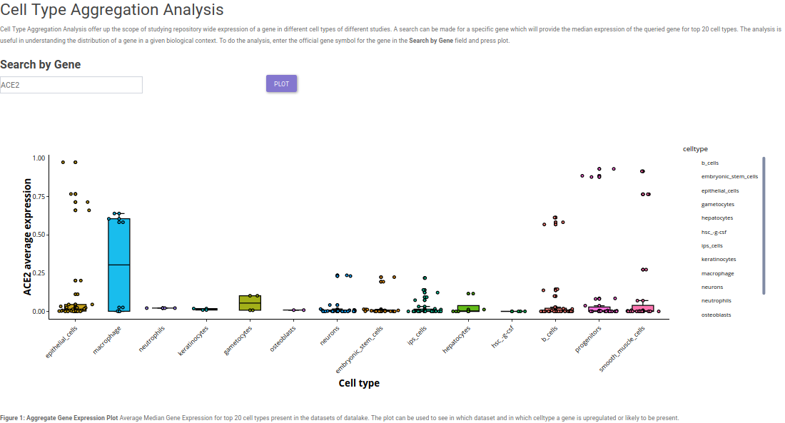 Cell-type aggregation plot
