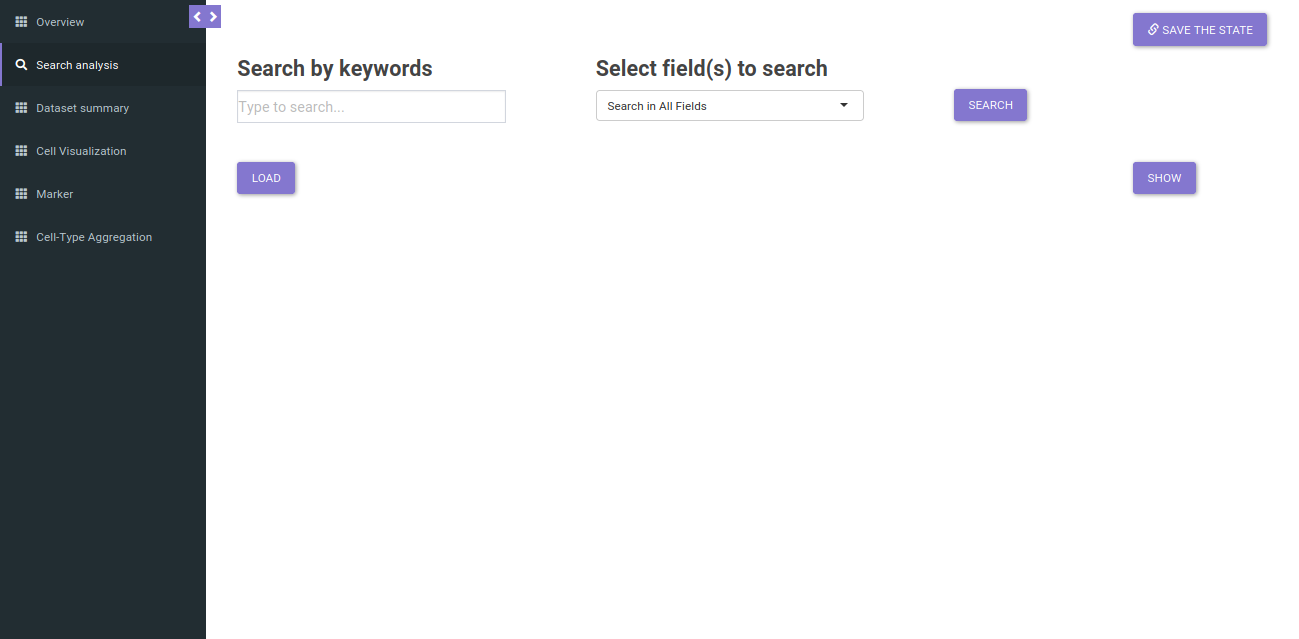 Search options