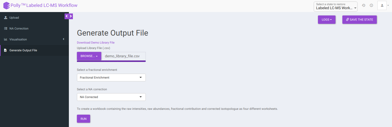 Generate Output File
