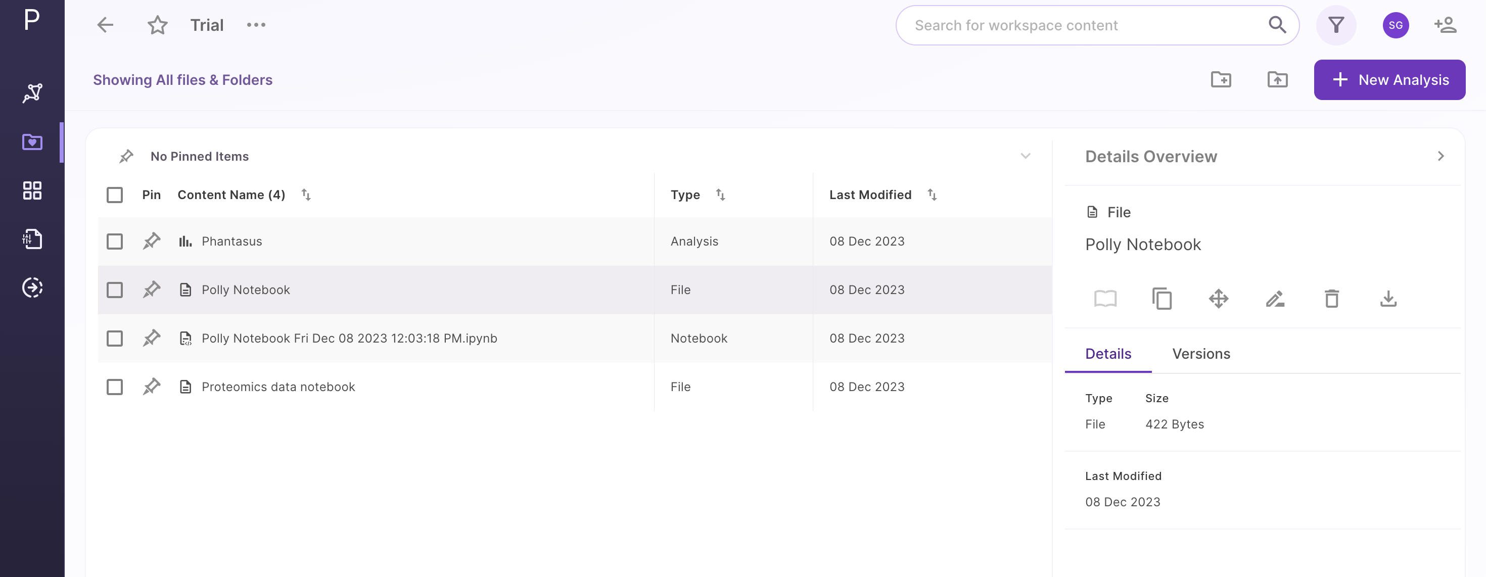 Polly Workspaces