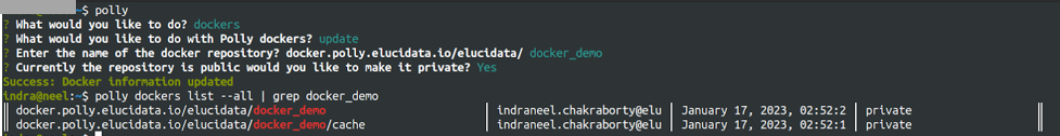 Polly Docker List