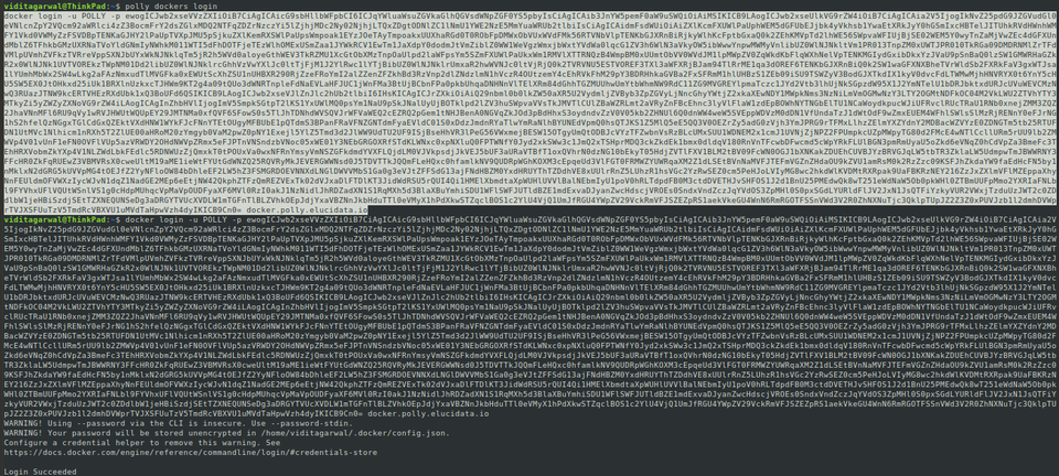 Example output